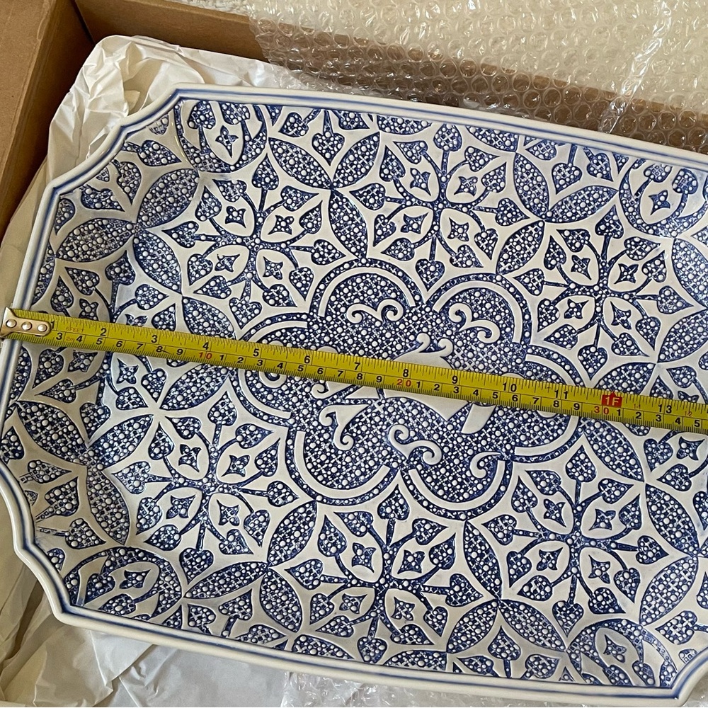 VIETRI
SKU: UBL-7423
Uccello Blu Rectangular Platter - Picture 7 of 10